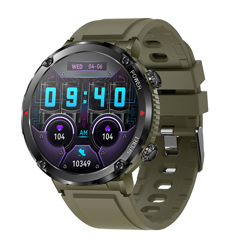 T30 Outdoor Bluetooth Call Smart Watch Large Screen HD Step by Step Heart Rate Blood Pressure Multi Exercise Smart Watch