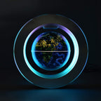 SYEZYO Magnetic Levitation Floating World Map LED Light Globe 2 in 1 Anti Gravity Suspending in The Air Decoration Gadget
