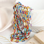 Niche Dripping Oil Titanium Steel Necklace Versatile Personalized Jewelry for Women