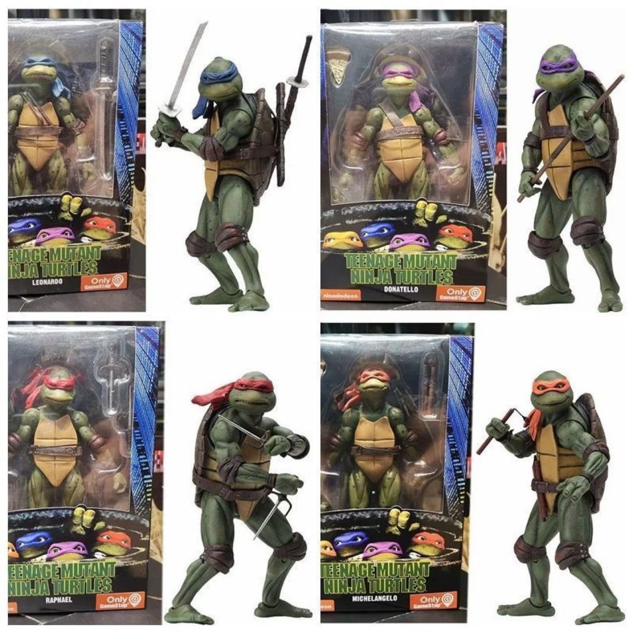 Teenage Mutant Ninja Turtles NECA 1990 Movie TMNT Limited Edition Action Figure Model Boxed Figure