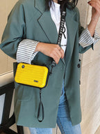 PC hard shell toiletry bag 7-inch shoulder crossbody bag hand storage bag suitcase small bag