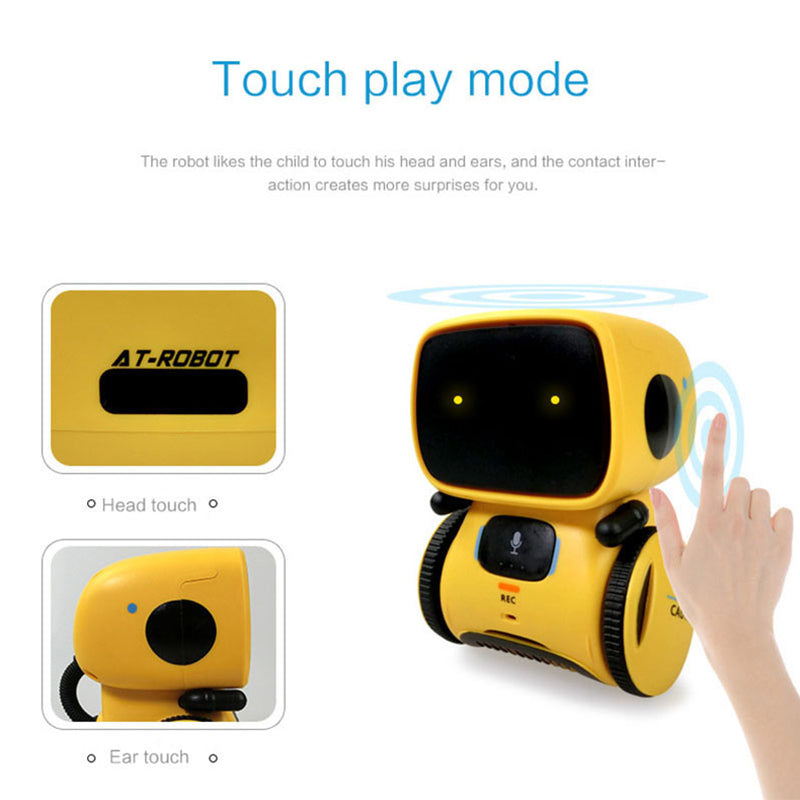 Cute Interactive Toy Robot Dance Walking Companion Toys English Speaking Recording Dialogue Toy