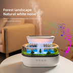 Smart Cool Mist Raindrop Air Humidifier for Garden Landscape Christmas Tree White Noise Oil Aroma Diffuser Portable