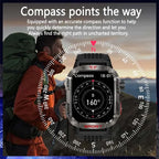 GZYR 2.01" Screen Smart Watch Men Bluetooth Call 600 mAh Sports Waterproof Heart rate Blood Oxygen SmartWatch For Huawei Xiaomi
