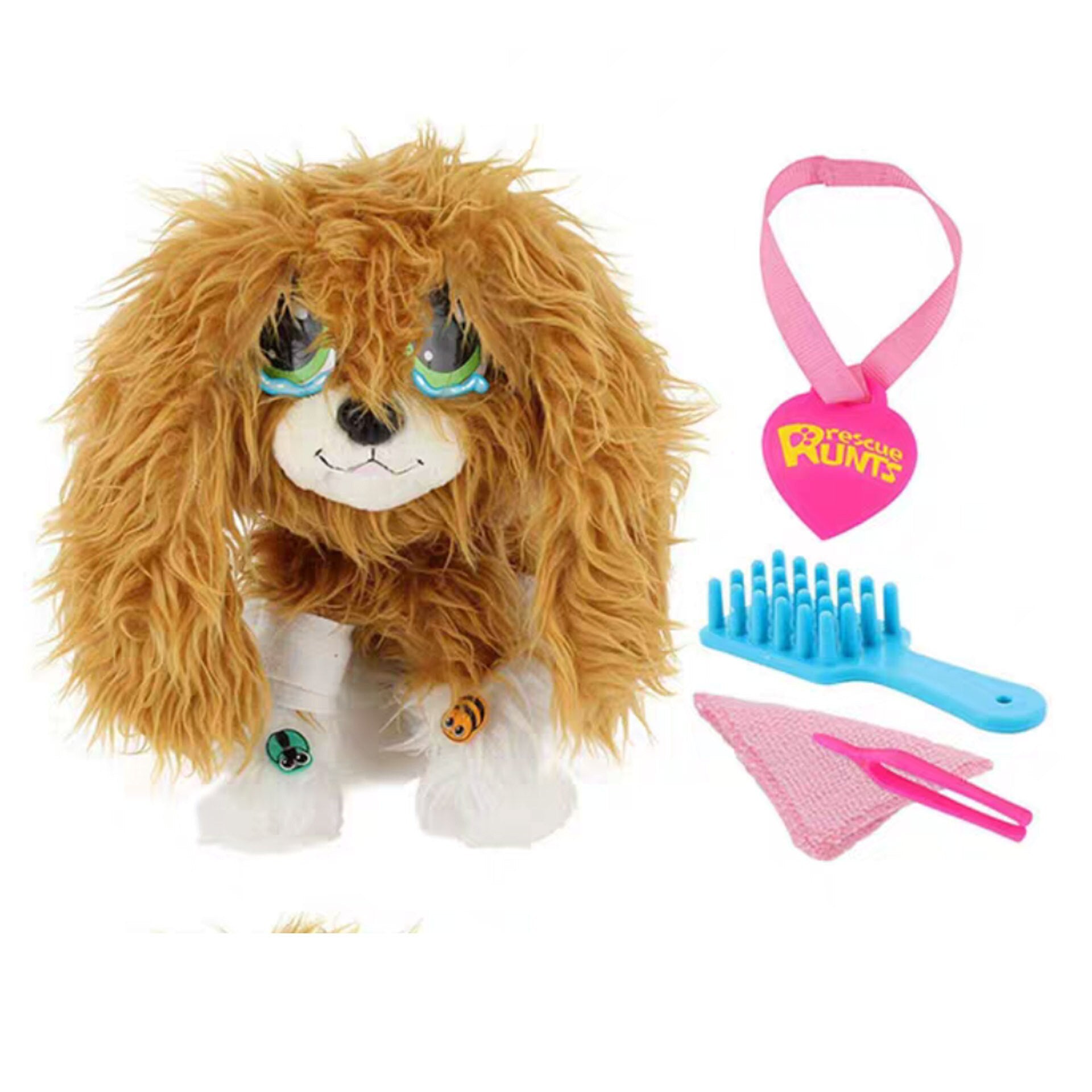 Rescue Runts Plush Toys Children Gift Animal Flea Dog