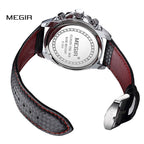 MEGIR Men's Watches Top Brand Luxury Quartz Watch Men Fashion Casual Luminous Waterproof Clock Relogio Masculino 1010