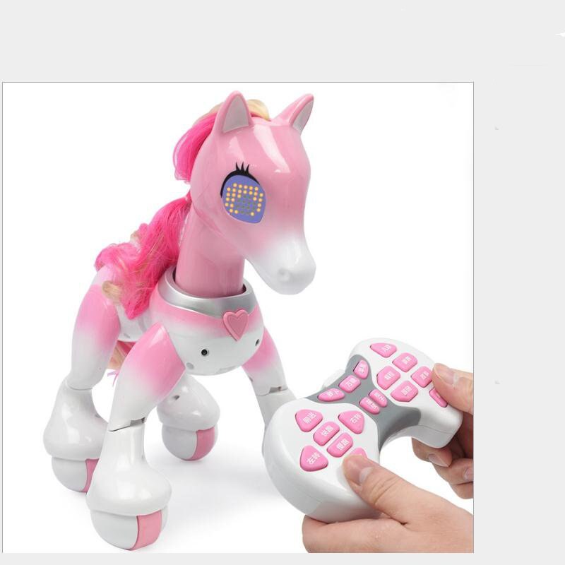 Electric Smart Horse Unicor Toy for Children Remote Control Children's New Robot Touch Induction Electronic Pet Educational Toys