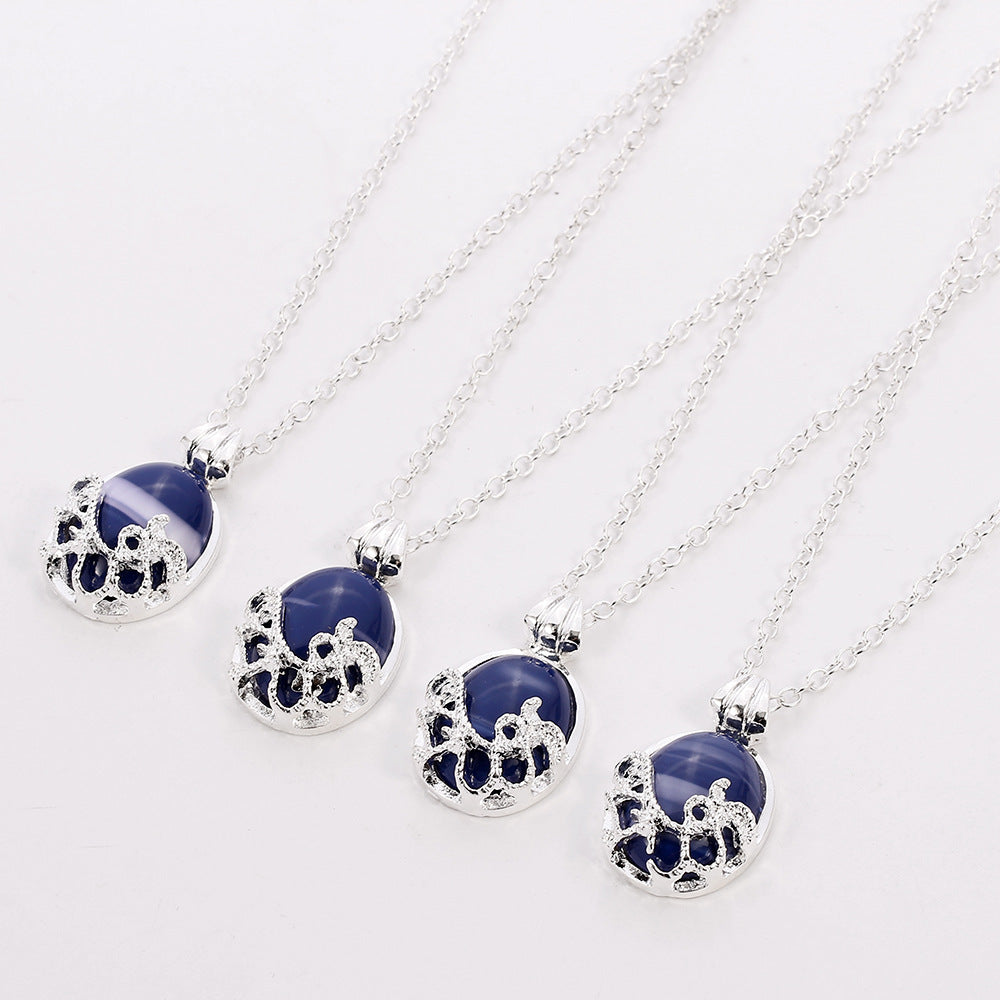 Vampire Diaries Around Films Katherine Catherine's Same Opal Necklace