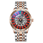 Authentic Export Wooden Wide Gamble Plate Men's Fully Automatic Mechanical Watch Waterproof Luminous Fashion Trendy Wristwatch