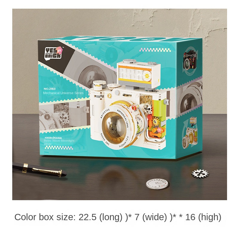 Camera Technology Trendy Play Building Blocks Children's Compatible Lego Medium Particle Assembly Christmas Children's Gift Toys