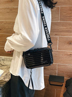 PC hard shell toiletry bag 7-inch shoulder crossbody bag hand storage bag suitcase small bag