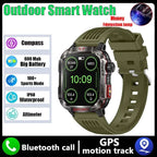 GZYR 2.01" Screen Smart Watch Men Bluetooth Call 600 mAh Sports Waterproof Heart rate Blood Oxygen SmartWatch For Huawei Xiaomi