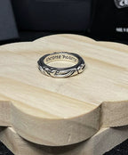 Silver Cross Men's and Women's Ring Hand Engraved Gold Plating