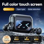 Open Ear Clip Wireless Earbuds BT 5.4 Sports Earphones Built-in Mic Fitness Headphones Waterproof Headset for Workout/Running