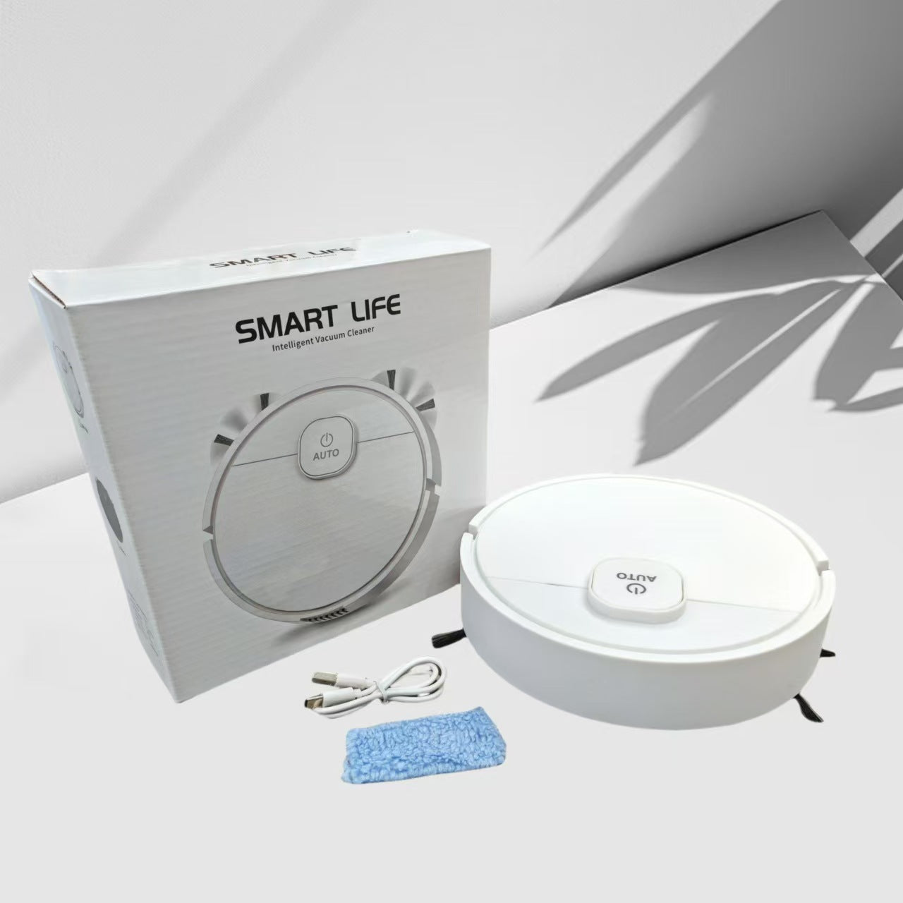 Smart Home Robotic Vacuum Cleaner with Mopping Function and Charging Capability