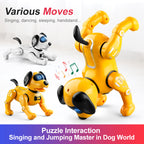 Intelligent Remote Control Robot Dog Early Education Children's Toy Programmable Handstand Demonstration Simulation Dog
