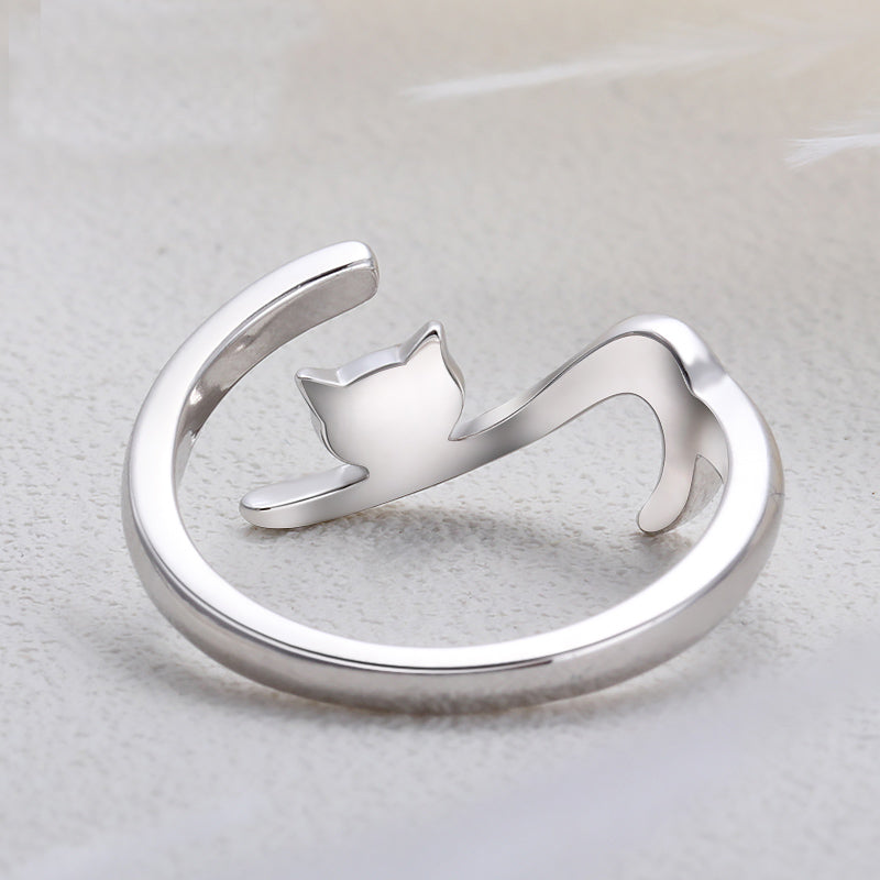 Long Tail Cat Finger Rings