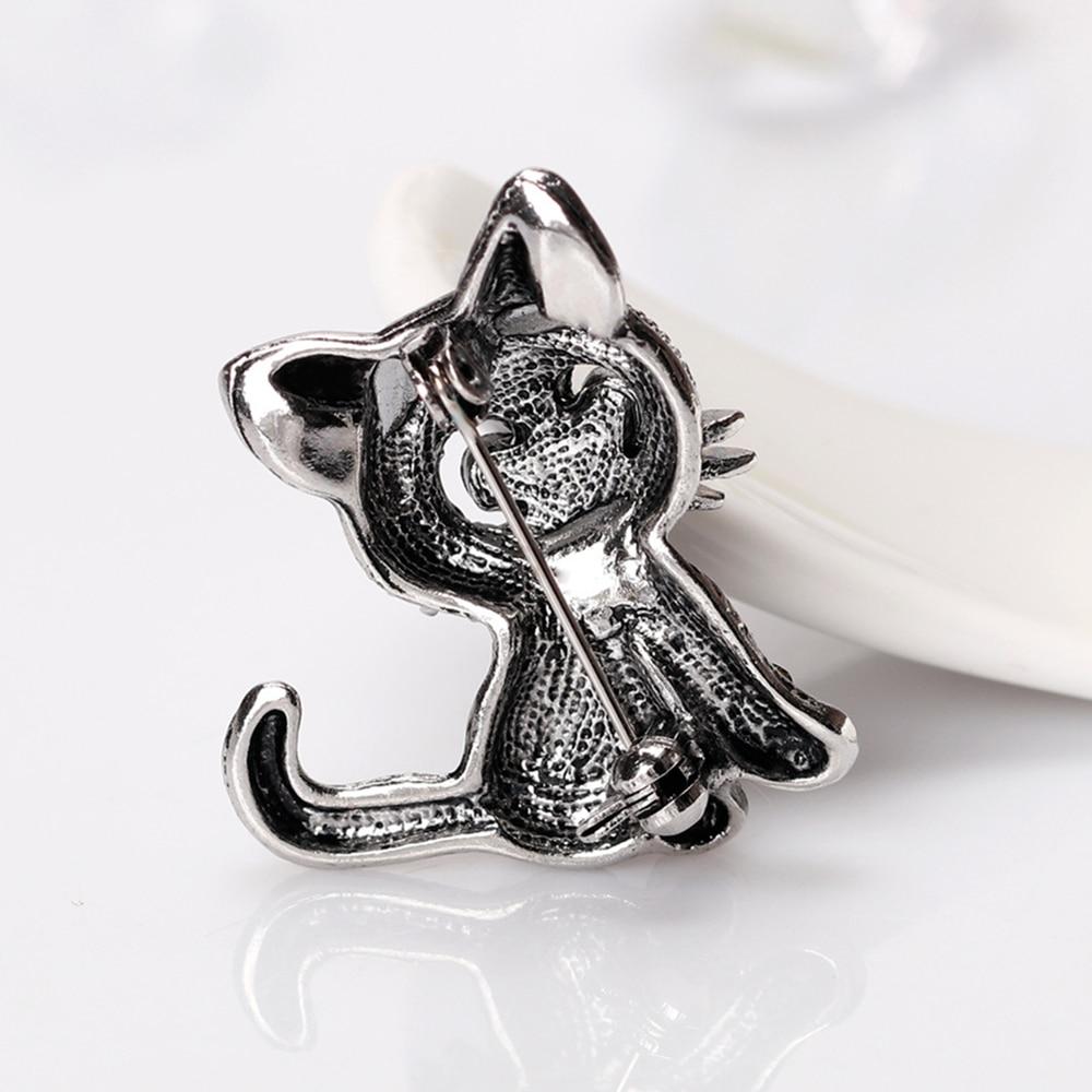 Vintage Cat Pin Brooches