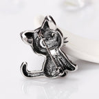 Vintage Cat Pin Brooches