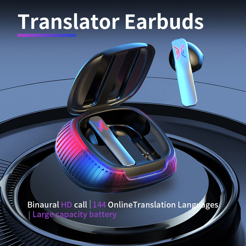 B18 Smart Bluetooth headset translator simultaneous interpretation Bluetooth call listening to songs Bluetooth