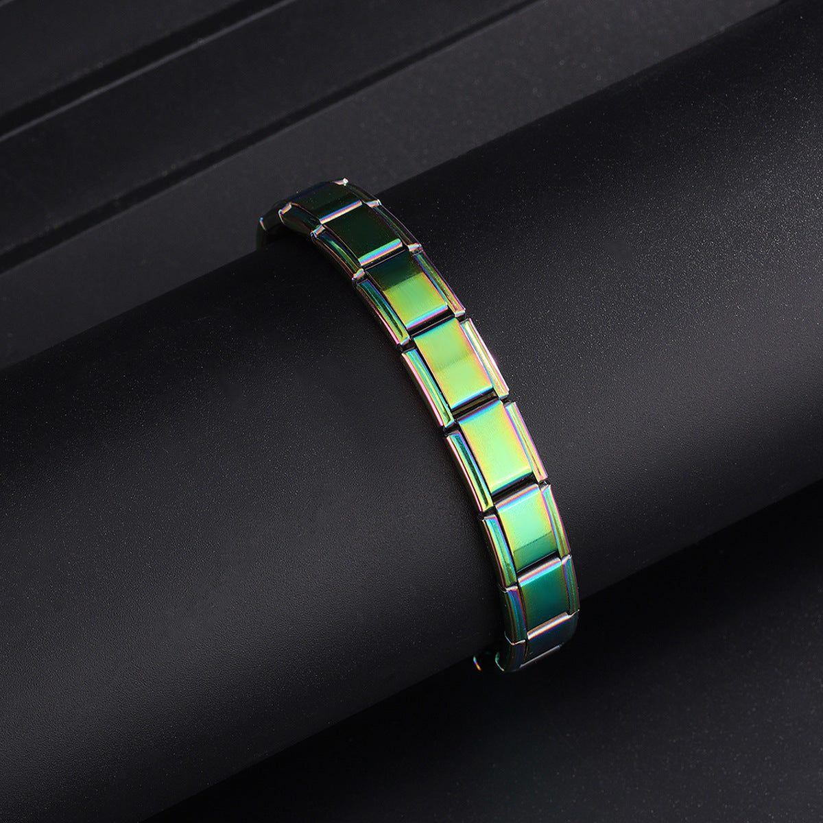 Elastic bracelet with multiple colors minimalist and luxurious daily commuting accessories