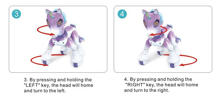 Electric Smart Horse Unicor Toy for Children Remote Control Children's New Robot Touch Induction Electronic Pet Educational Toys