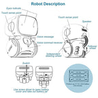 Cute Interactive Toy Robot Dance Walking Companion Toys English Speaking Recording Dialogue Toy