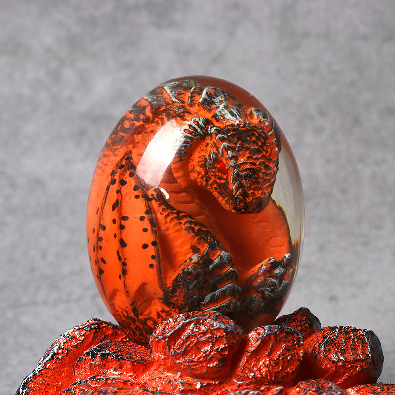 Dinosaur Egg Hot Harry Potter Souvenir Game of Thrones Glowing Lava Dragon Egg Resin Ornament