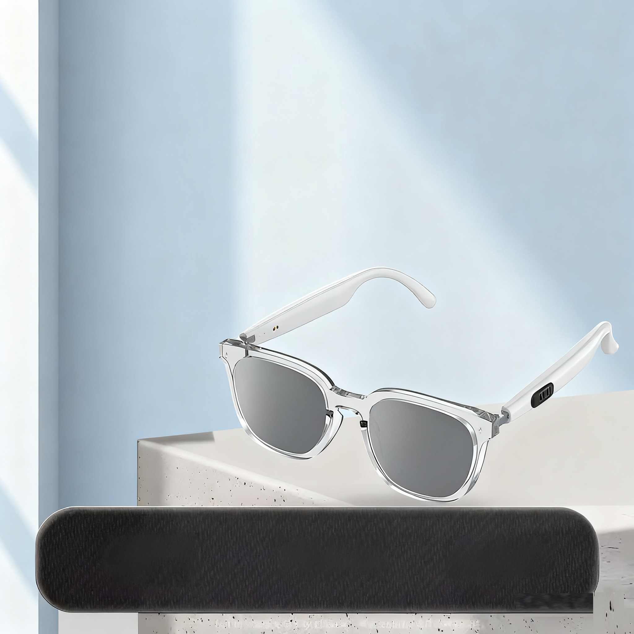 HY-C8 AI Intelligent Translation Wireless Bluetooth Glasses Earphones 75 Language Conference Simultaneous Interpretation