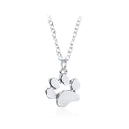 Cat Paw Print Necklace Jewelry
