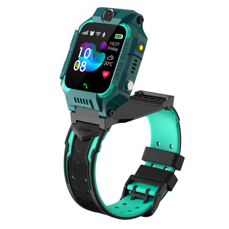 Children's Smart Phone Watch Waterproof Q12 English Multi Language GPS Positioning