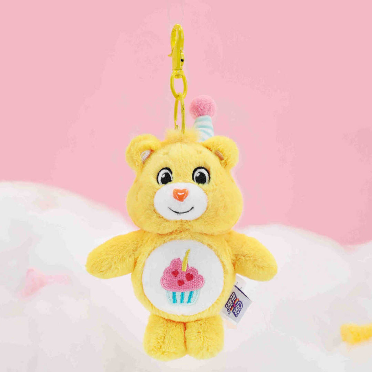 Love Bear Pendant Rainbow Bear Squeezing Keychain