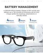 Bluetooth AI shooting glasses Bluetooth call voice assistant real-time translation 5-megapixel shooting stabilization