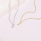 Saturn Opal Pendant Necklace Womens New Opal Light Luxury Choker Necklace