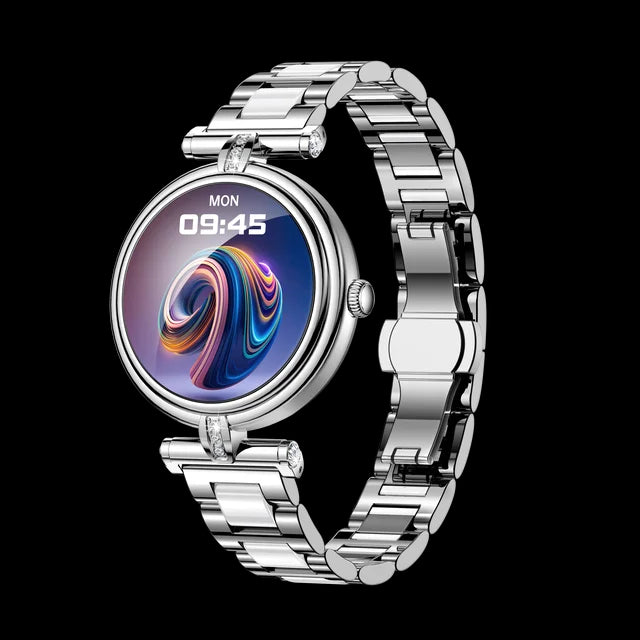 AK62 Smart Watch Women 1.09 Inch HD Screen Custom Watch Face Sports Fitness Tracker Bluetooth Call Lady Smartwatch