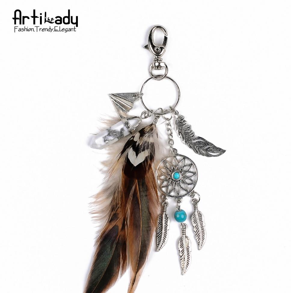 Artilady natural opal stone dreamcatcher