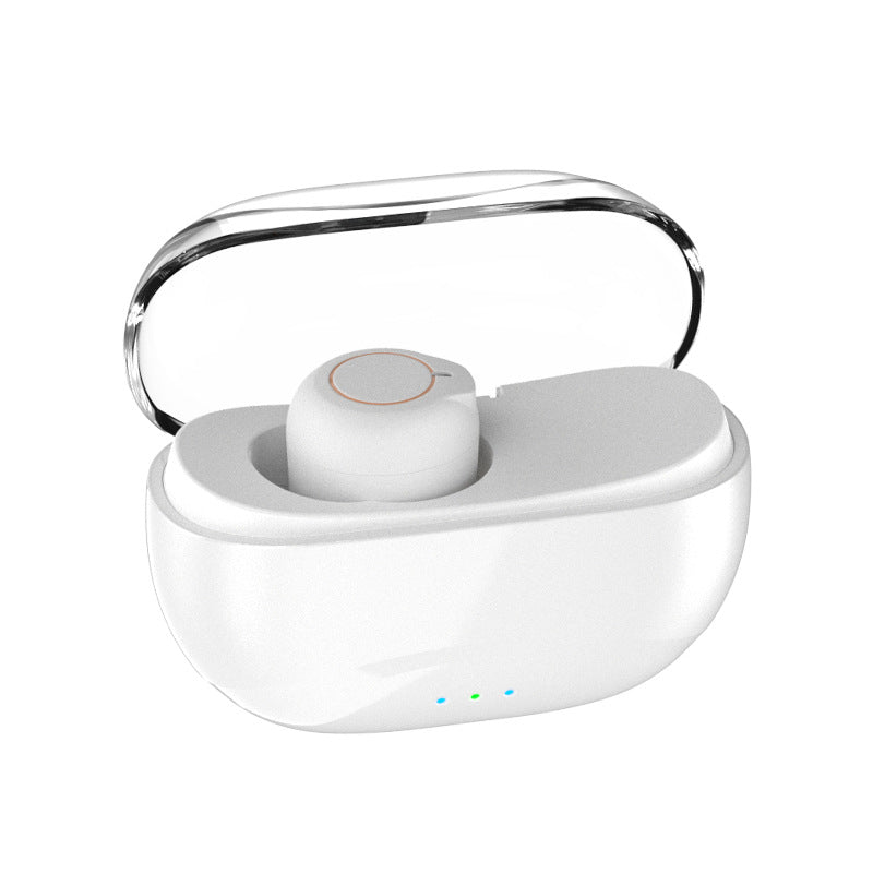 Single Unit Smart Hearing Aid for Seniors, Rechargeable Invisible Comfortable Long-Lasting Battery Life Specifically Designed for Elderly