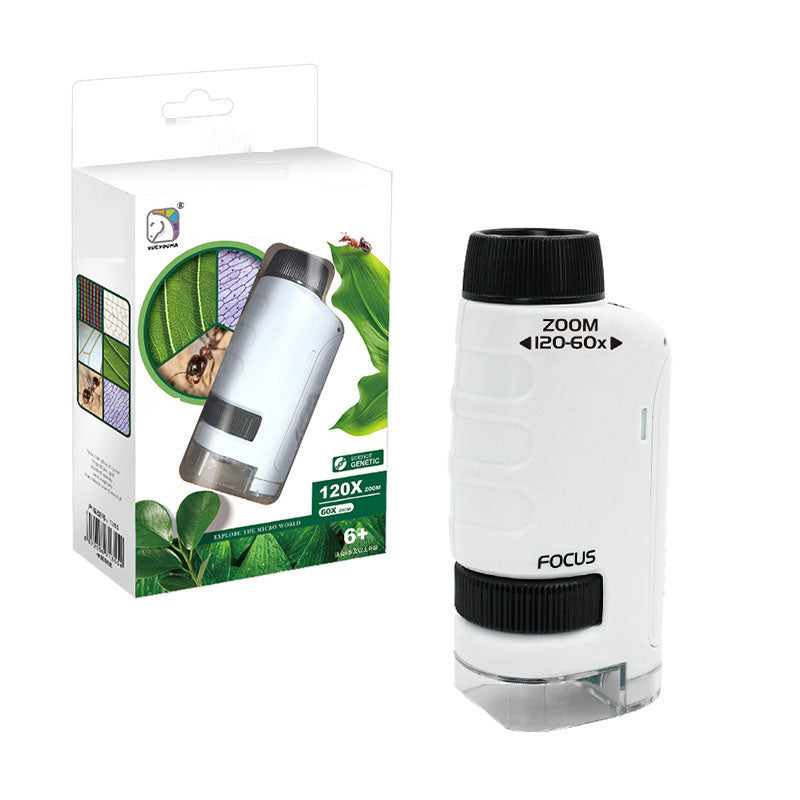 Bacterial microscope primary school student science experiment toy portable children's handheld microscope professional level