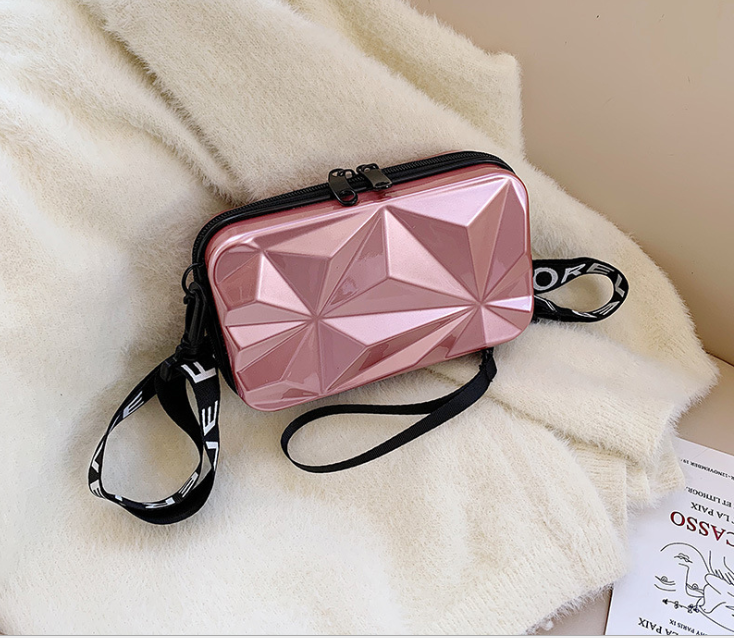 Small Bag New Korean Single Shoulder Bag Women's Messenger Hard Shell Box Small Square Bag