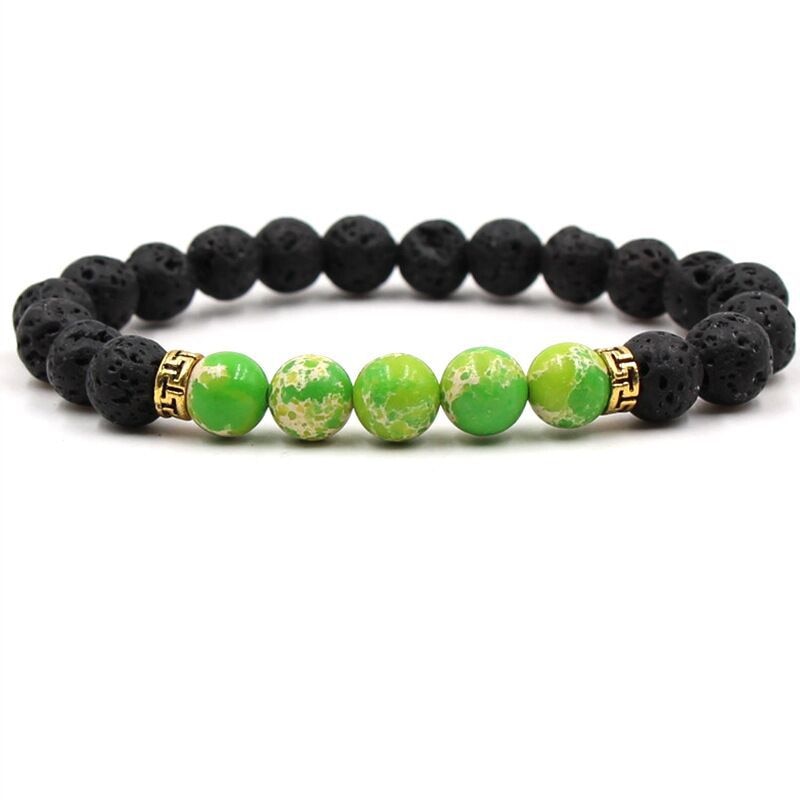 Buddha Bless Lose Weight Chakra Bracelet Black Lava Healing Balance Beads Reiki Buddha Prayer Natural Stone Bracelet For Women