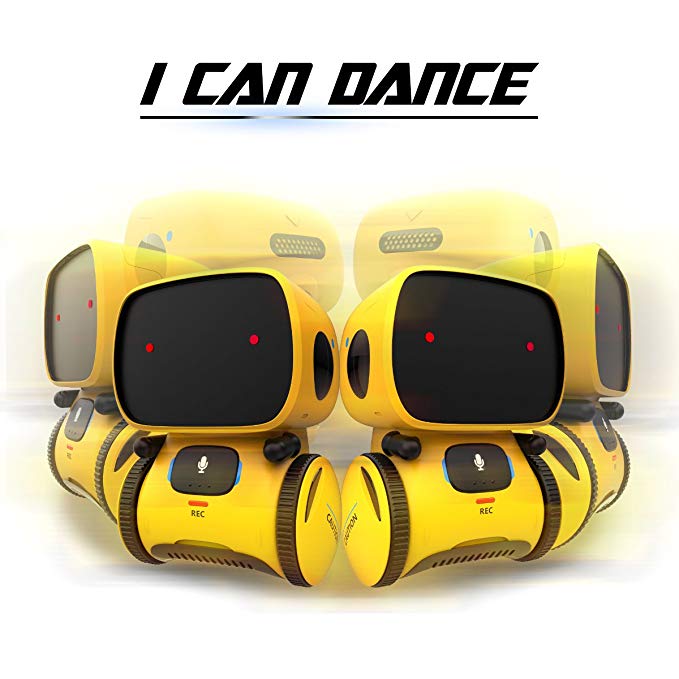 Cute Interactive Toy Robot Dance Walking Companion Toys English Speaking Recording Dialogue Toy
