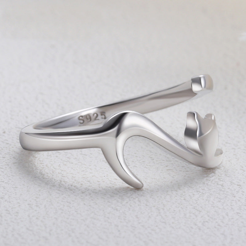 Long Tail Cat Finger Rings