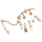 Legend of Zelda Breath of the Wild Bracelet Shika Stone Glasses Link Shield Master Sword Cartoon DIY Bracelet