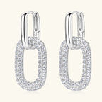 2.16 Carat Moissanite 925 Sterling Silver Earrings