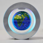 SYEZYO Magnetic Levitation Floating World Map LED Light Globe 2 in 1 Anti Gravity Suspending in The Air Decoration Gadget