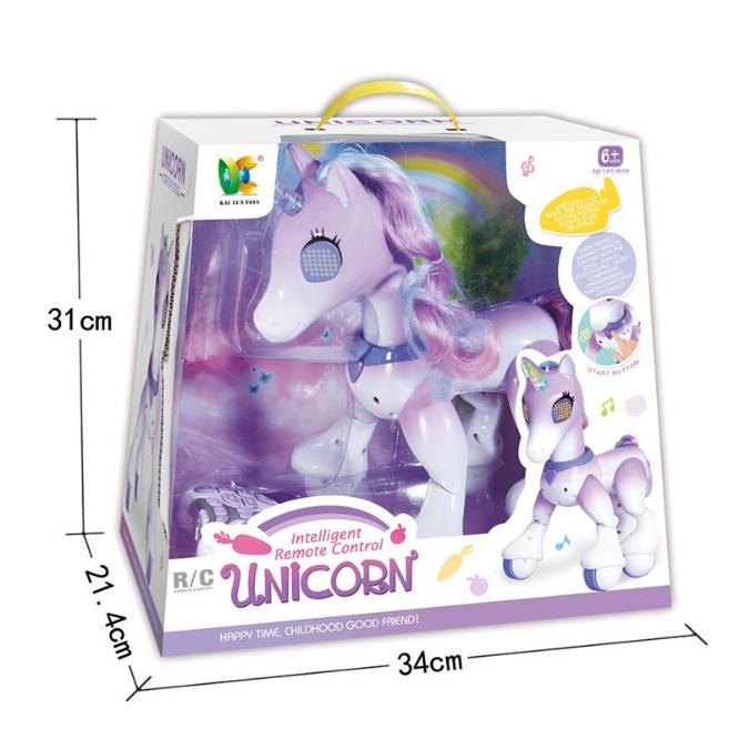 Electric Smart Horse Unicor Toy for Children Remote Control Children's New Robot Touch Induction Electronic Pet Educational Toys