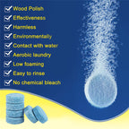 10PCS Car Solid Wiper Tablets – 1 Tablet Makes 4L Glass Cleaner | Auto Windshield Cleaning