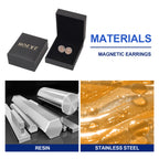 Magnetic Earrings, No Piercing Earrings Clear Jawline Lines To Create A Beautiful Figure