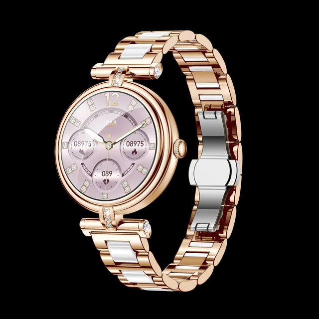 AK62 Smart Watch Women 1.09 Inch HD Screen Custom Watch Face Sports Fitness Tracker Bluetooth Call Lady Smartwatch