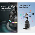 P03  AI Smart Gimbal 360° Auto Face Tracking Gimbal All-in-one Rotation For Smartphone video Vlog Stabilizer Phone Holder